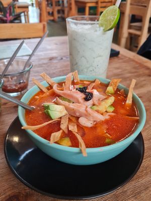 Sopa de Tortilla at Casa Onca Centro in Aguascalientes