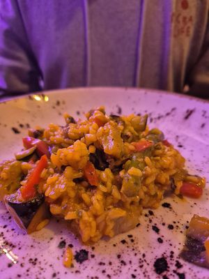 Vegan Paella at Bistro Bel in Mallorca