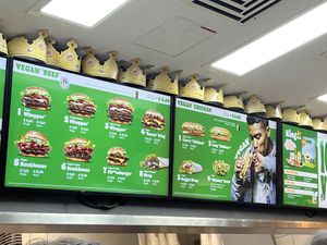 Full menu   at Burger King in Vienna