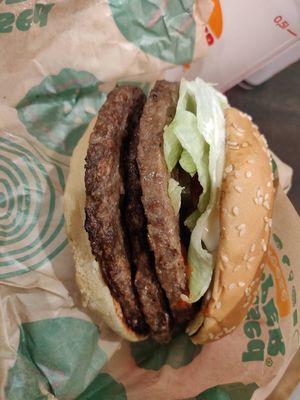 Tripple whopper  at Burger King in Vienna