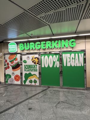 100% vegan   at Burger King in Vienna