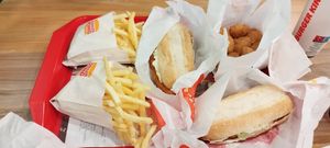 Menus at Burger King in Vienna