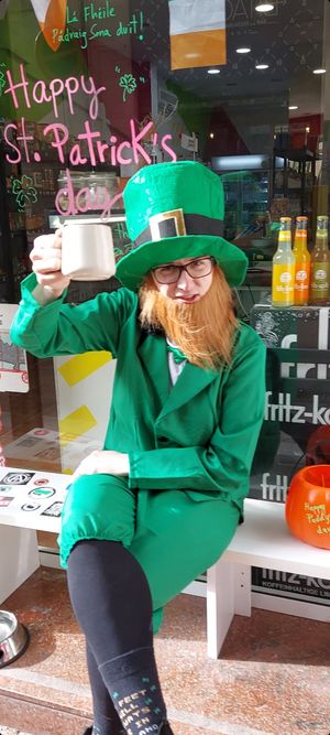 St Patrick's Day! at V Market in Barcelona