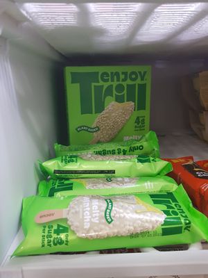 Matcha ice cream at V Market in Barcelona