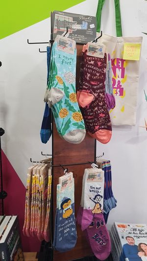 Awesome socks at V Market in Barcelona