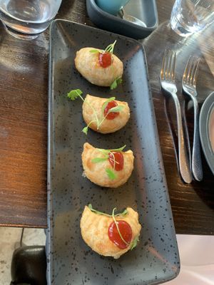 Naga Veg Momos  at Zaazu in Tamworth