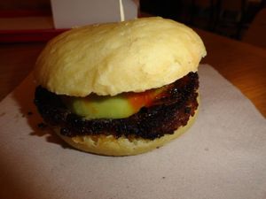 California burger at M.O.B. - Cite de la Mode in Paris