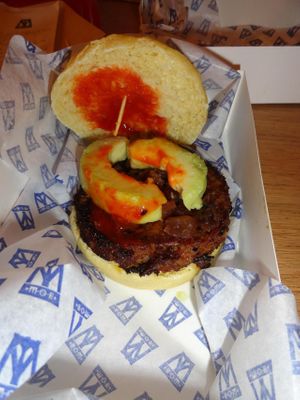 Inside the California burger at M.O.B. - Cite de la Mode in Paris