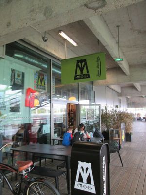 Interesting interior at M.O.B. - Cite de la Mode in Paris