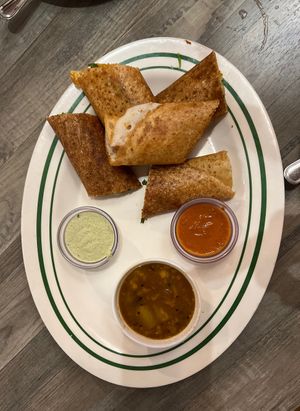 Spring dosa  at Dosa-N-Curry in Somerville