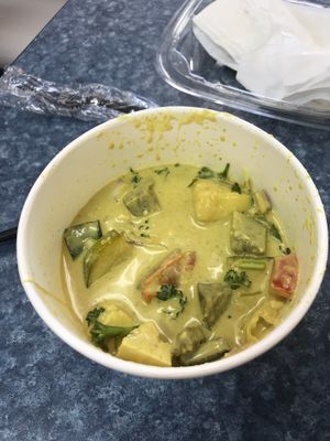 This was 8$ wasn’t even half full and didn’t even get sides. at Da Spot in Honolulu