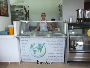 counter at Puerto Verde in Puerto Morelos