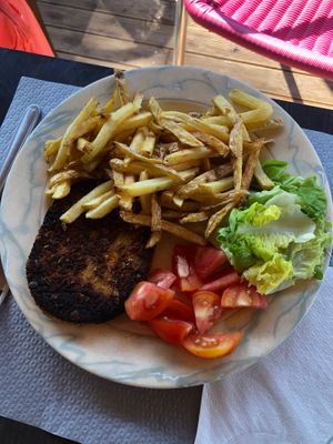 Steak  at Bio Ferme in Les Mathes