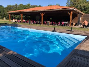 Swimming pool at Bio Ferme in Les Mathes