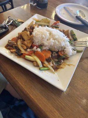 Cashew stir fry   at Anong's Thai Cuisine in Laramie