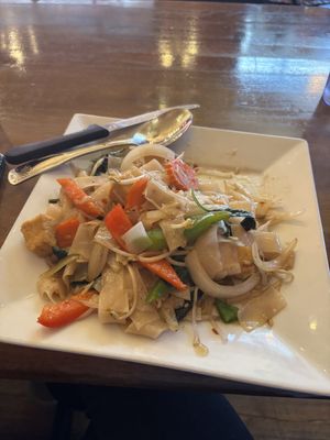 Pad kee mao  at Anong's Thai Cuisine in Laramie