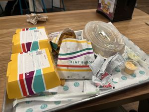 Food we ordered  at PLNT Burger - NoMad in New York City