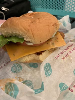 Chicken sandwich mmm  at PLNT Burger - NoMad in New York City