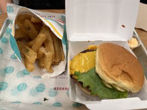 Plnt cheeseburger  at PLNT Burger - NoMad in New York City