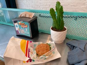 Cheese-burger at PLNT Burger - NoMad in New York City