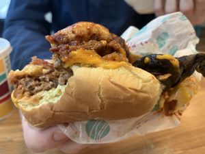 BBQ Bacon Mushroom Burger  at PLNT Burger - NoMad in New York City