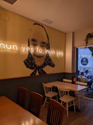 inside at La Taberna Asturiana in Gijon