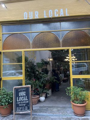 Entrance  at Our Local  in Cape Town