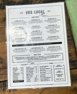   at Our Local  in Cape Town