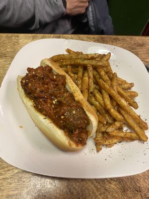 Meatball sub  at The Herbal Farmercy in Greenville