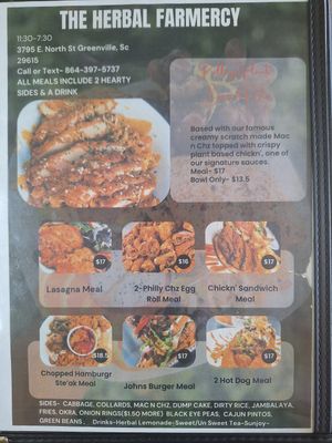 The prices are reasonable. A Plus. at The Herbal Farmercy in Greenville