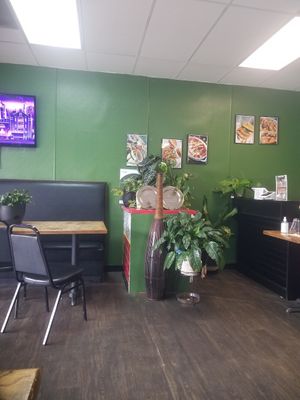 Inside signage at The Herbal Farmercy in Greenville