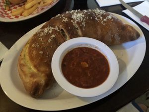 The calzone that changed my life   at Pizza Heaven Bistro in Phoenix