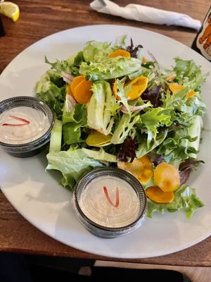 Garden salad with vegan ranch   at Pizza Heaven Bistro in Phoenix