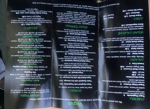 Vegan menu! at Pizza Heaven Bistro in Phoenix