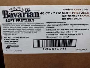 Vegan pretzels 🎉 at PayPal Park in San Jose