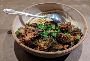 Brussel Sprouts at Tokwa at Magna Kusina in Portland