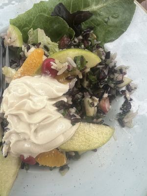 Our favourite ~ the rice salad   at The Orchard Table at Macadamias Australia in Bundaberg