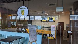 Stall front at Wrap City in West Singapore