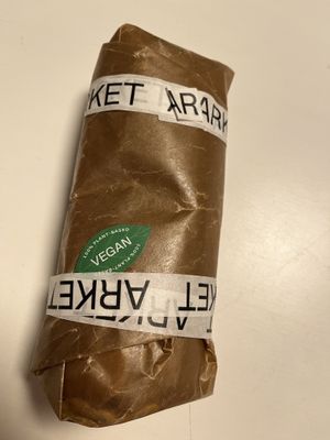 Packaging #Veganuary at ARKET Café in Stockholm