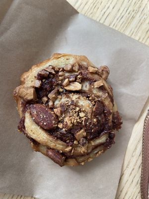 Cinnamon bun  at ARKET Café in Stockholm