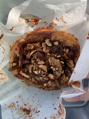 Vegan cinnamon roll😄  at ARKET Café in Stockholm