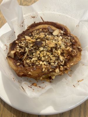 Yet another pic of the famous cinnamon bun   at ARKET Café in Stockholm