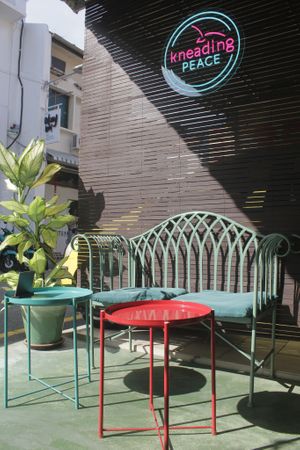 Front yard at Kneading Peace in Malacca