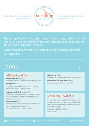 Our new manu,
March 2025 at Kneading Peace in Malacca