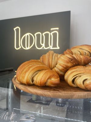 Vegan croissants…. VEGAN croissants !!! 🥹✨❤️  at Loui in Munich