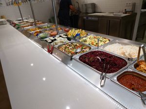 buffet at Loving Bistro - DBK in Prague