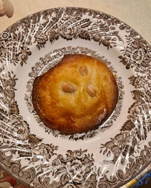 Almond cookie at De Vegan Bakker in Heusden