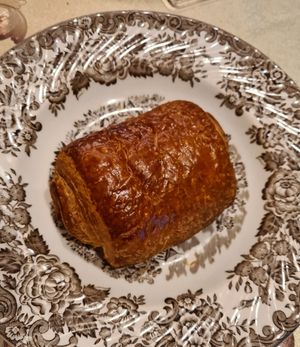 Pain au chocolat at De Vegan Bakker in Heusden