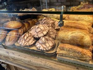 Dutch “koeken” and saucijzenbroodje  at De Vegan Bakker in Heusden