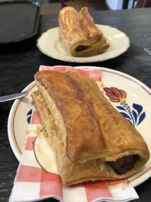 Sausage rolls  at De Vegan Bakker in Heusden